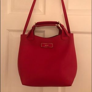 Red DKNY bag *used only a couple times*